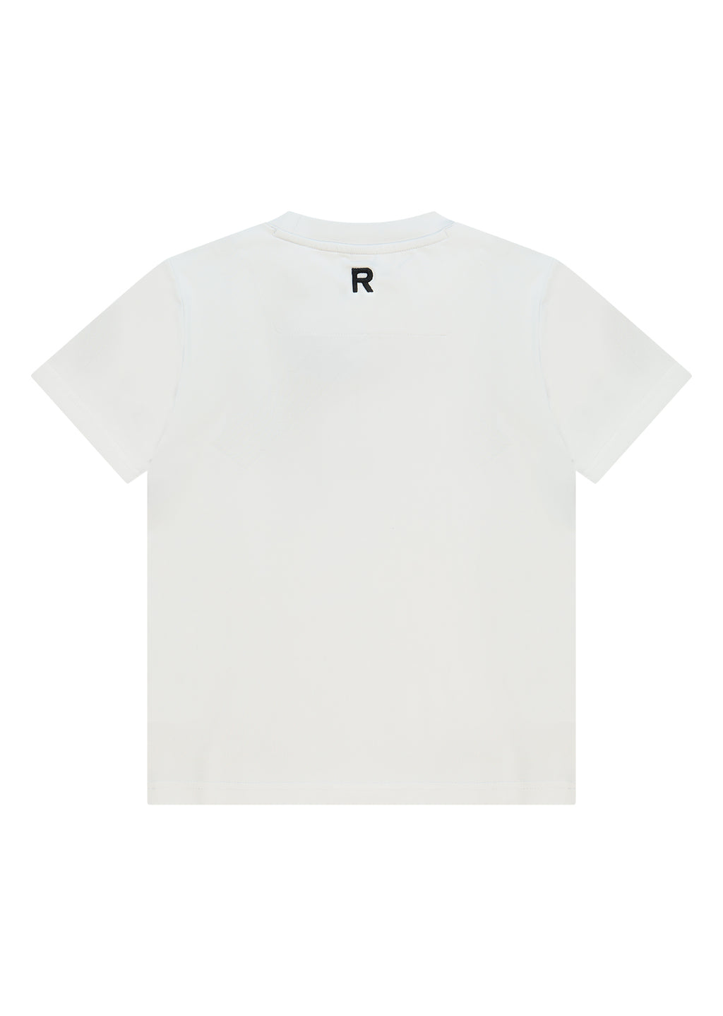 חולצת טישרט REPLAY בסיס עם לוגו קטן בחזה תג קטן לתינוקות WHITE / 3-6M