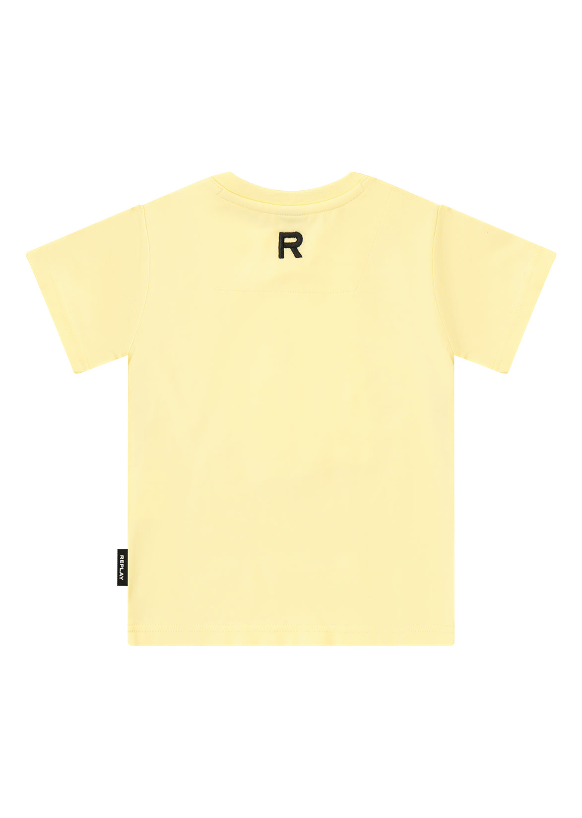 חולצת טישרט REPLAY בסיס עם לוגו קטן בחזה תג קטן לתינוקות Yellow / 3-6M
