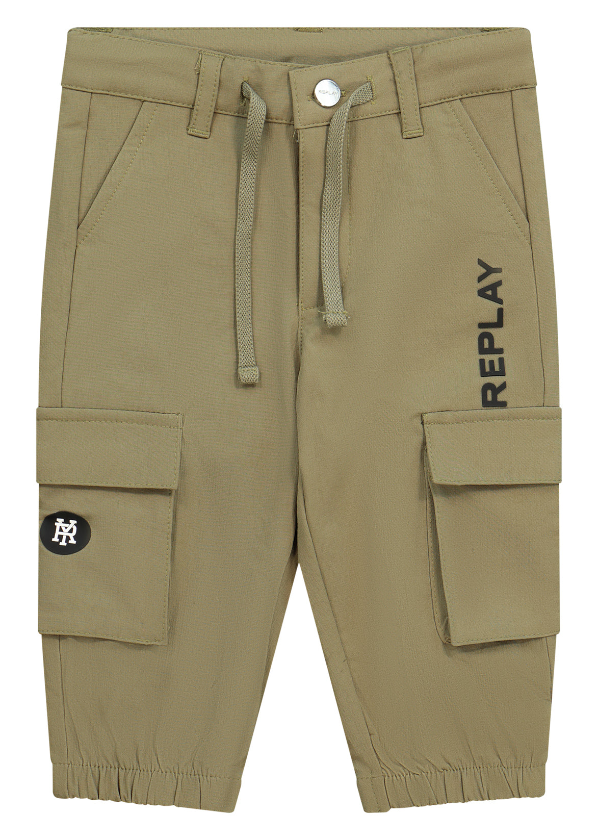 מכנסי דגמ"ח REPLAY כיסים בצד לתינוקות Brown / 3-6M