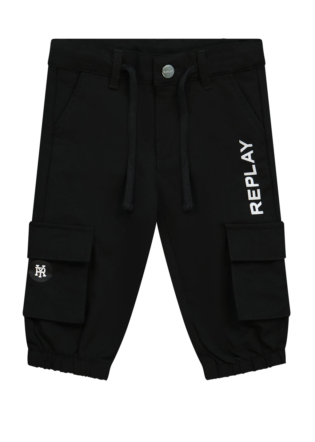מכנסי דגמ"ח REPLAY כיסים בצד לתינוקות Black / 3-6M