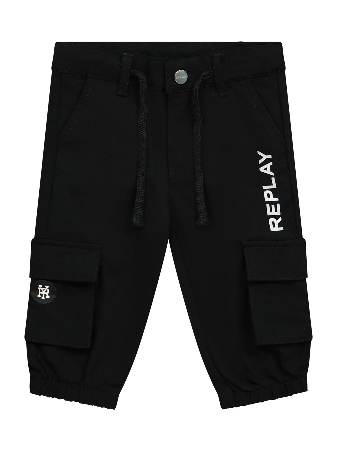 מכנסי דגמ"ח REPLAY כיסים בצד לתינוקות Black / 3-6M