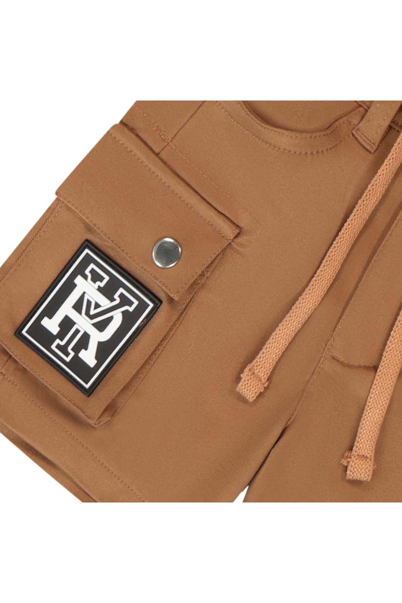 מכנסי ברמודה REPLAY כיסים בצד לילדים Brown / 3-6M