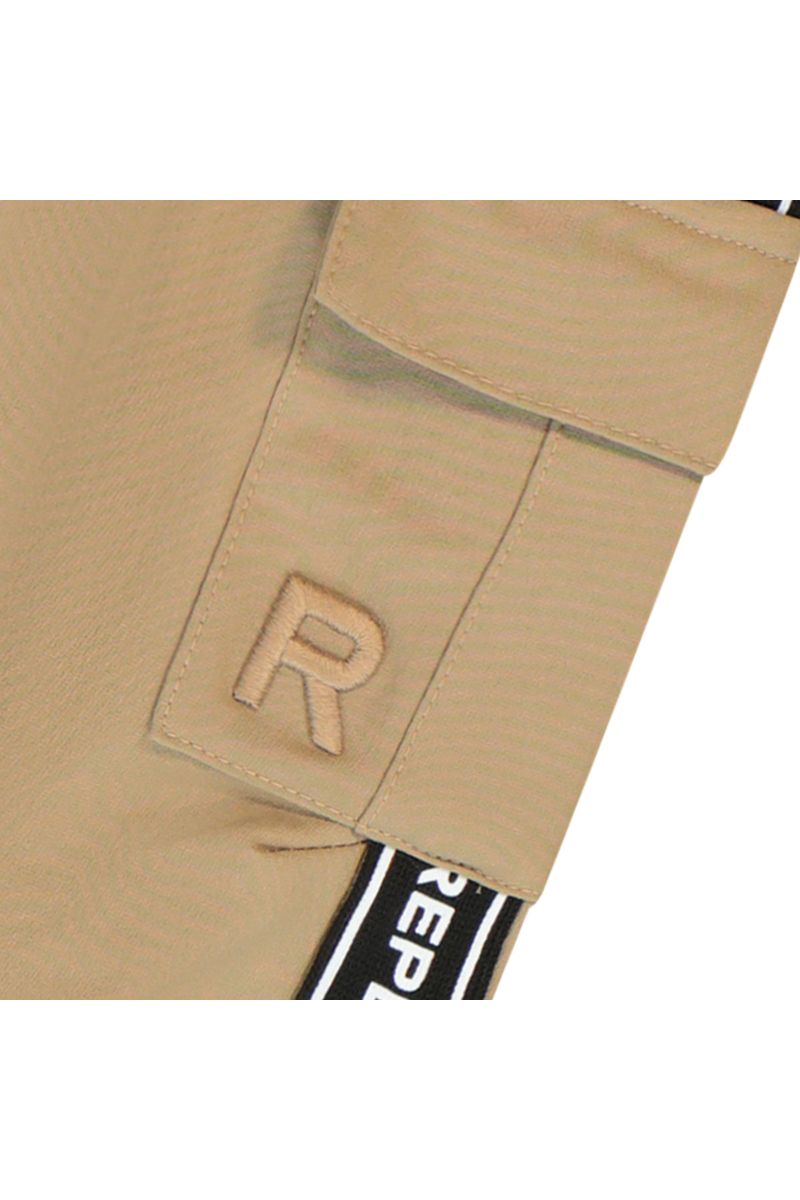 מכנסי דגמ"ח REPLAY כיסים בצדדים לוגו מותג לתינוקות Green / 3-6M