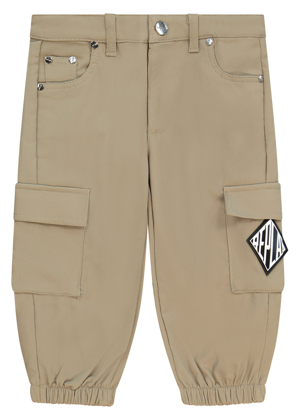 מכנסי דגמ״ח REPLAY עם כיסי צד גדולים  לתינוקות BEIGE / 3-6M