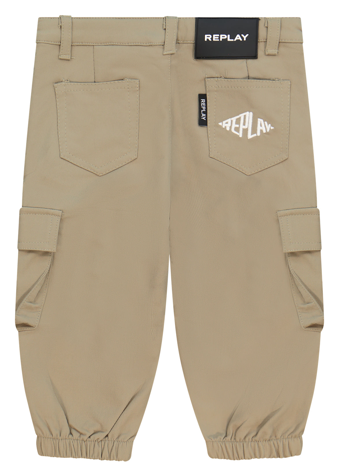 מכנסי דגמ״ח REPLAY עם כיסי צד גדולים  לתינוקות BEIGE / 3-6M