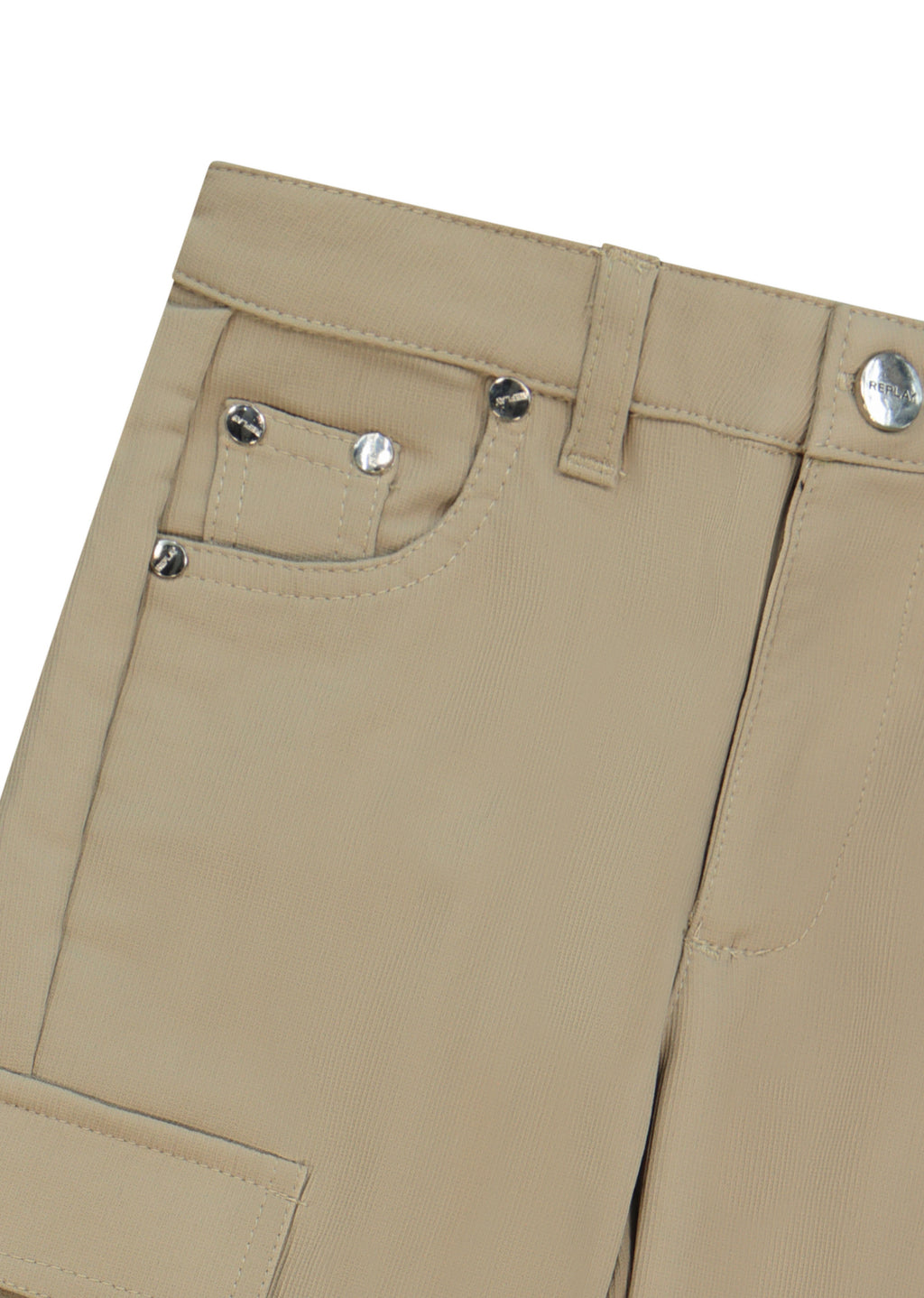 מכנסי דגמ״ח REPLAY עם כיסי צד גדולים  לתינוקות BEIGE / 3-6M