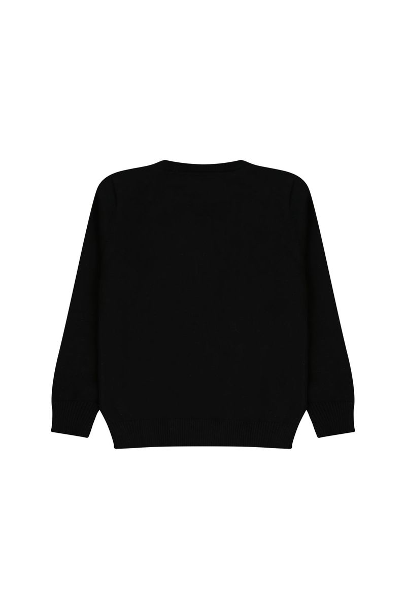 סווטשירט REPLAY לוגו מותג בצד לילדים BLACK / 4Y