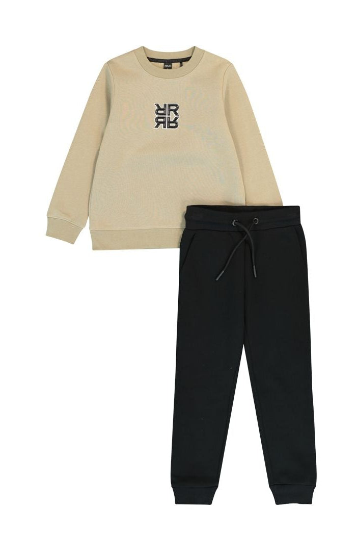 חליפת טרנינג REPLAY כיס אחורי לילדים BEIGE / 4Y