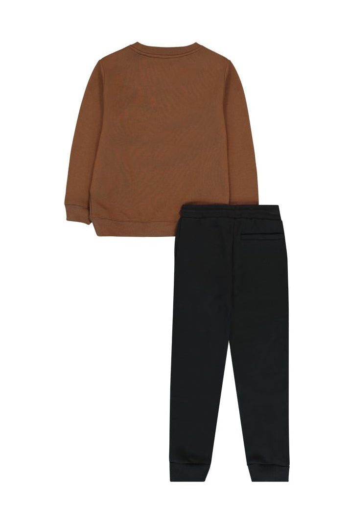 חליפת טרנינג REPLAY כיס אחורי לילדים BROWN / 4Y