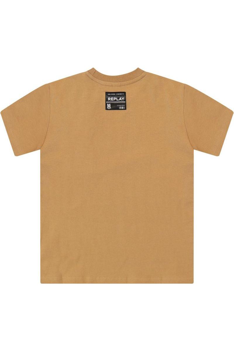 חולצת טישירט REPLAY לוגו מותג בצד לילדים