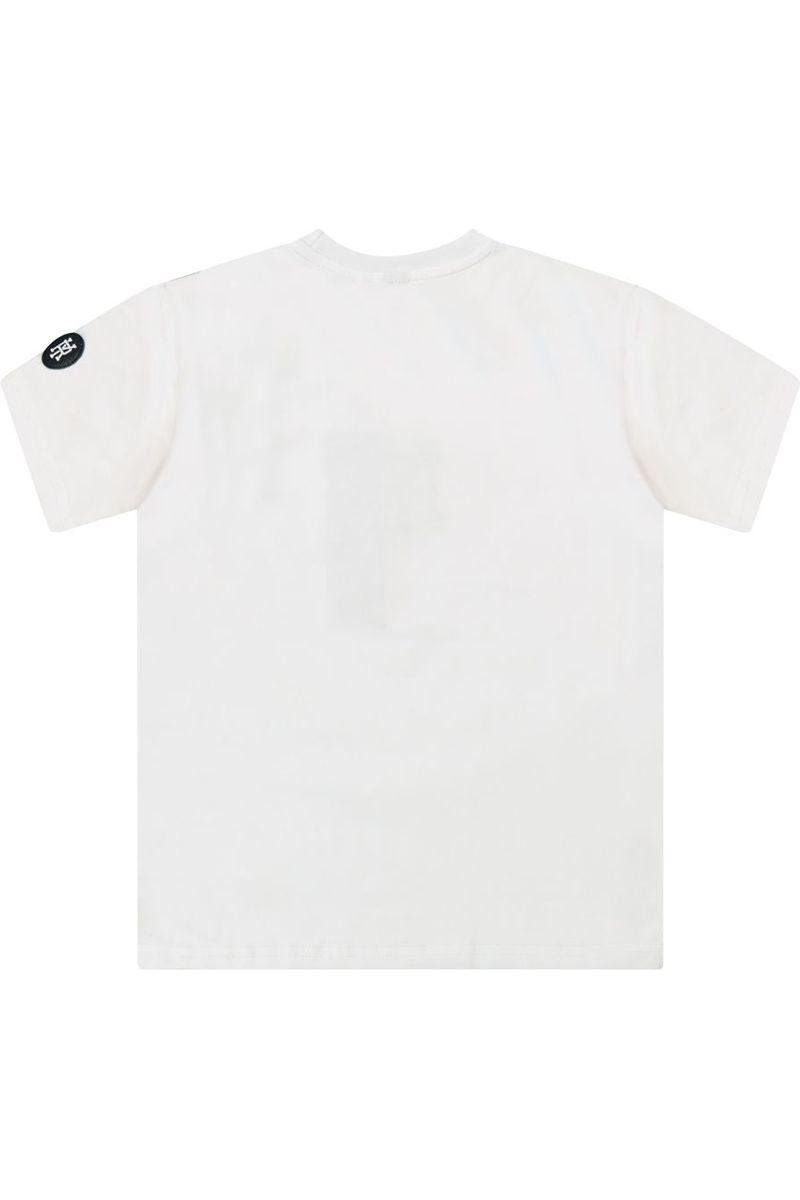 חולצת טישירט REPLAY הדפס לוגו מותג לילדים