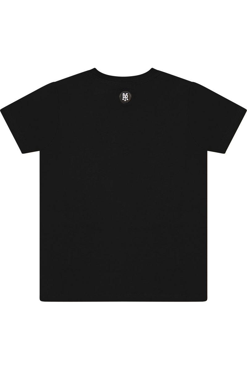 חולצת טישירט REPLAY הדפס בצד לילדים