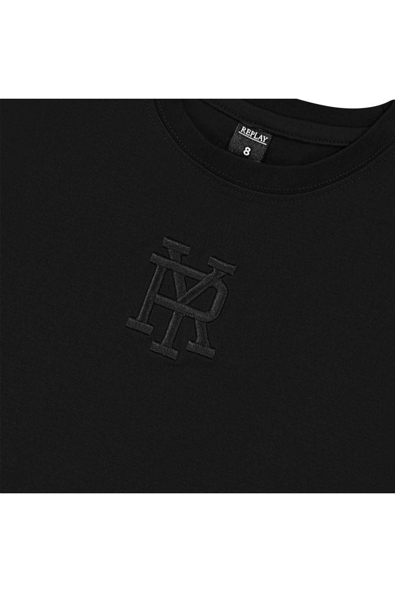 חולצת טישירט REPLAY הדפס בצד לילדים