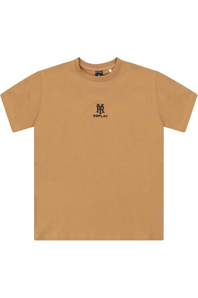 חולצת טישירט REPLAY לוגו מותג באמצע לילדים