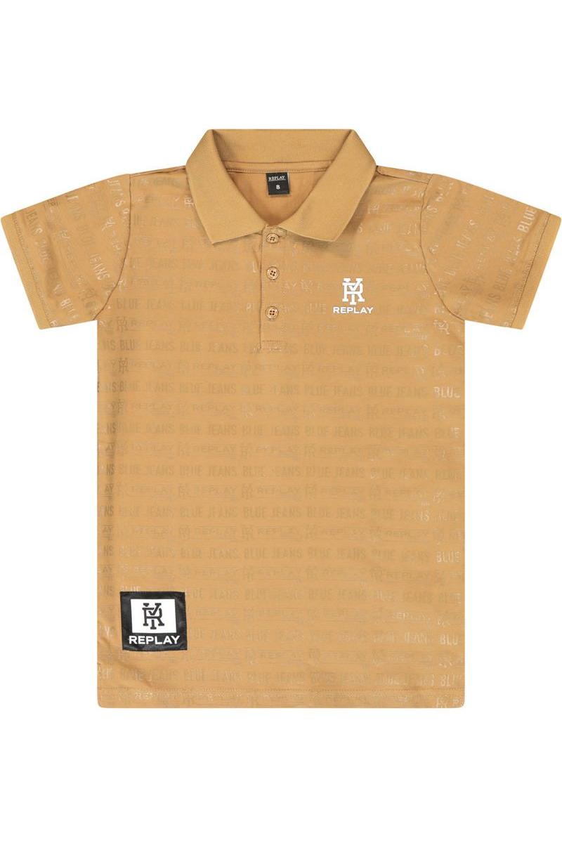 חולצת צווארון REPLAY בעיצוב ייחודי לילדים