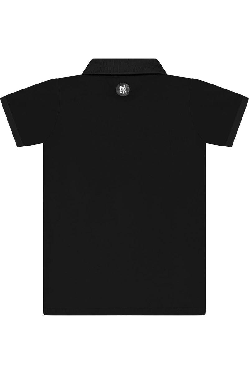 חולצת צווארון REPLAY לוגו מותג בצד לילדים