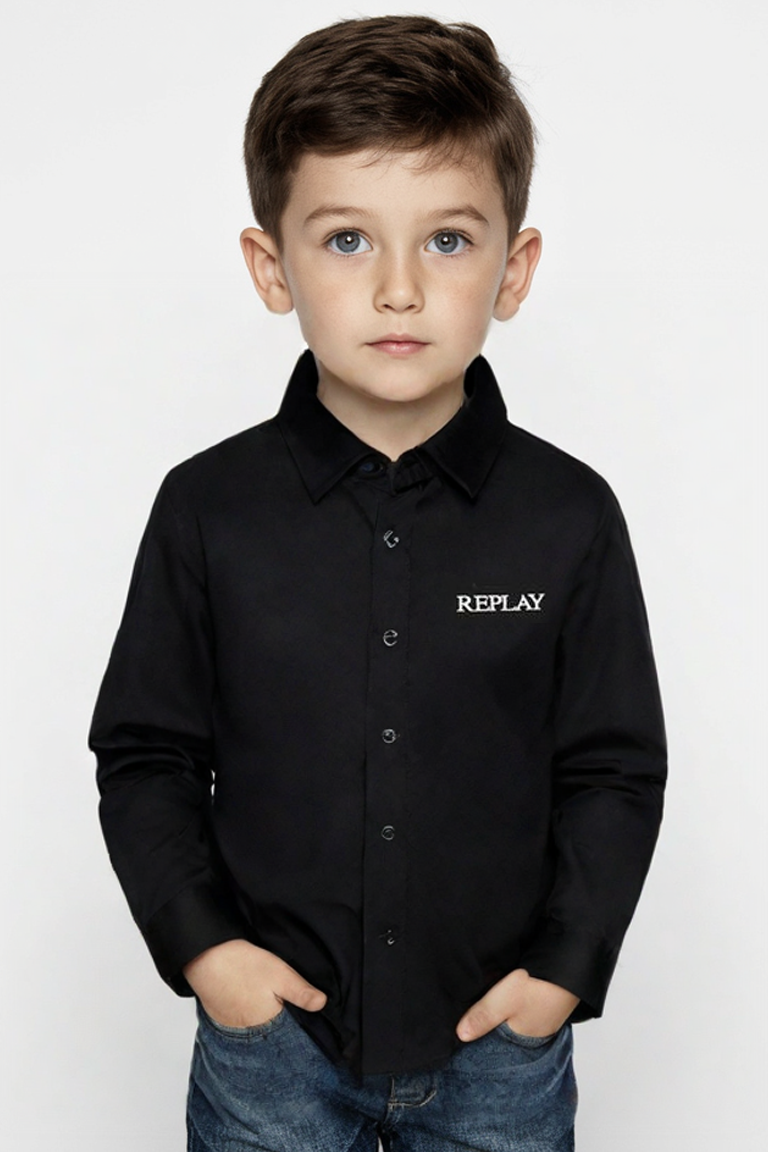 חולצה מכופתרת REPLAY קלאסית לילדים
