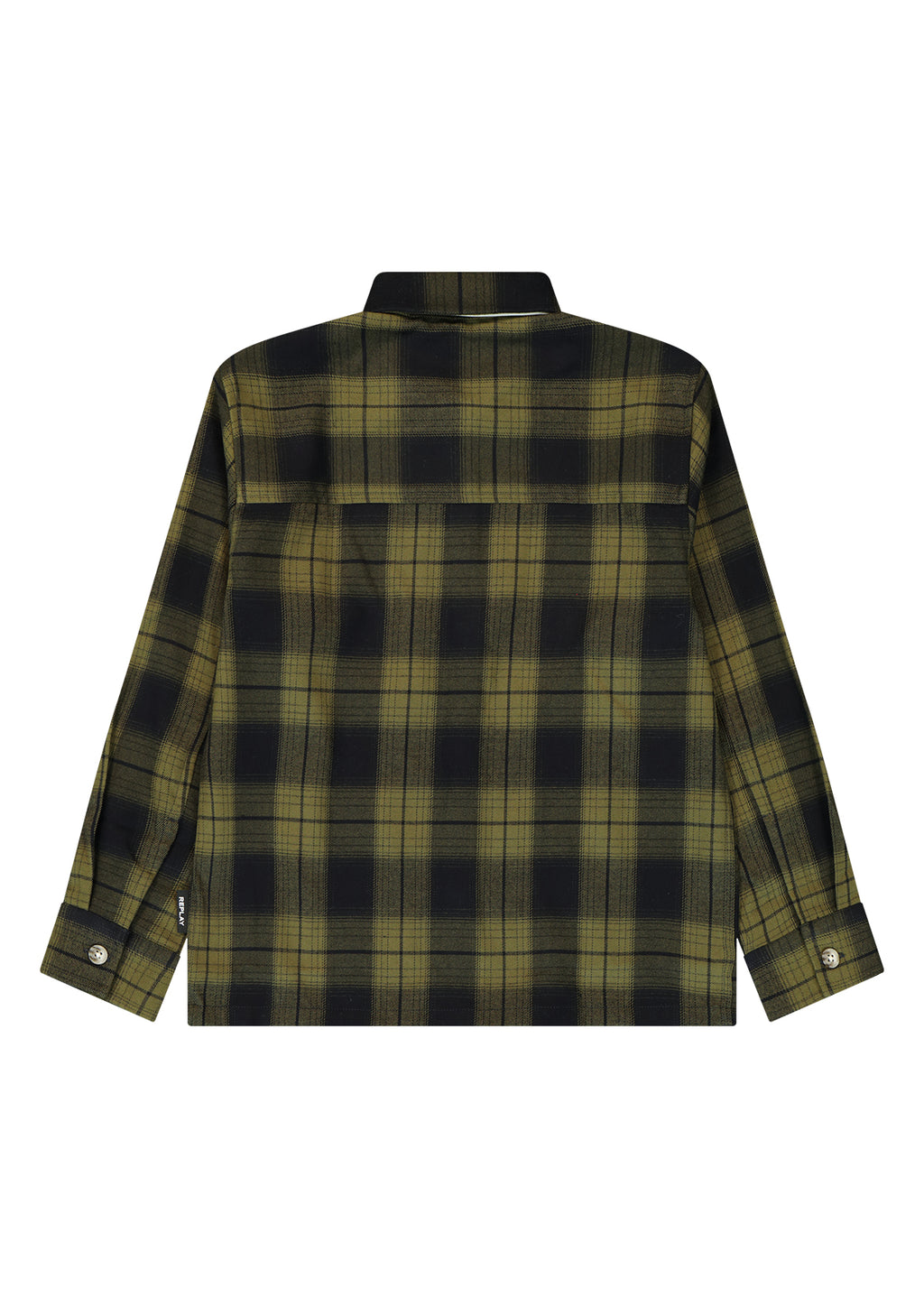 חולצה מכופתרת REPLAY משבצות לילדים Green / 4Y