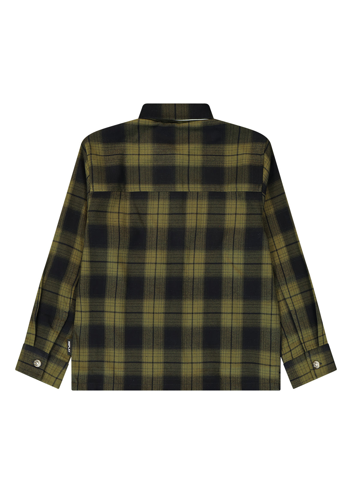 חולצה מכופתרת REPLAY משבצות לילדים Green / 4Y