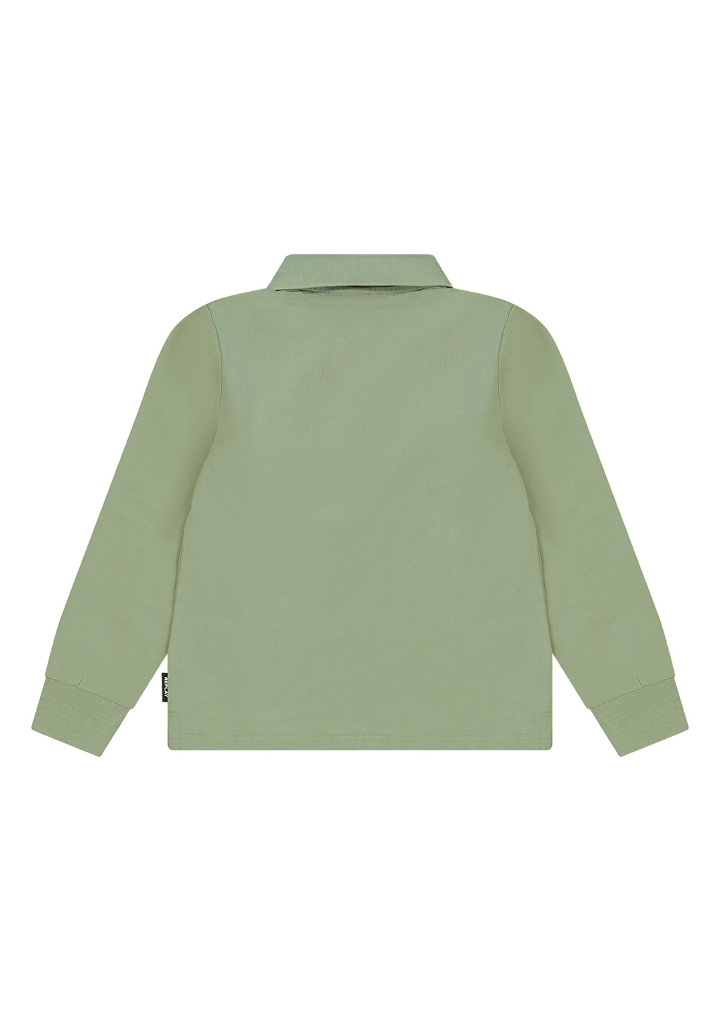 חולצת צווארון REPLAY שרוול ארוך לוגו מותגלילדים Green / 4Y