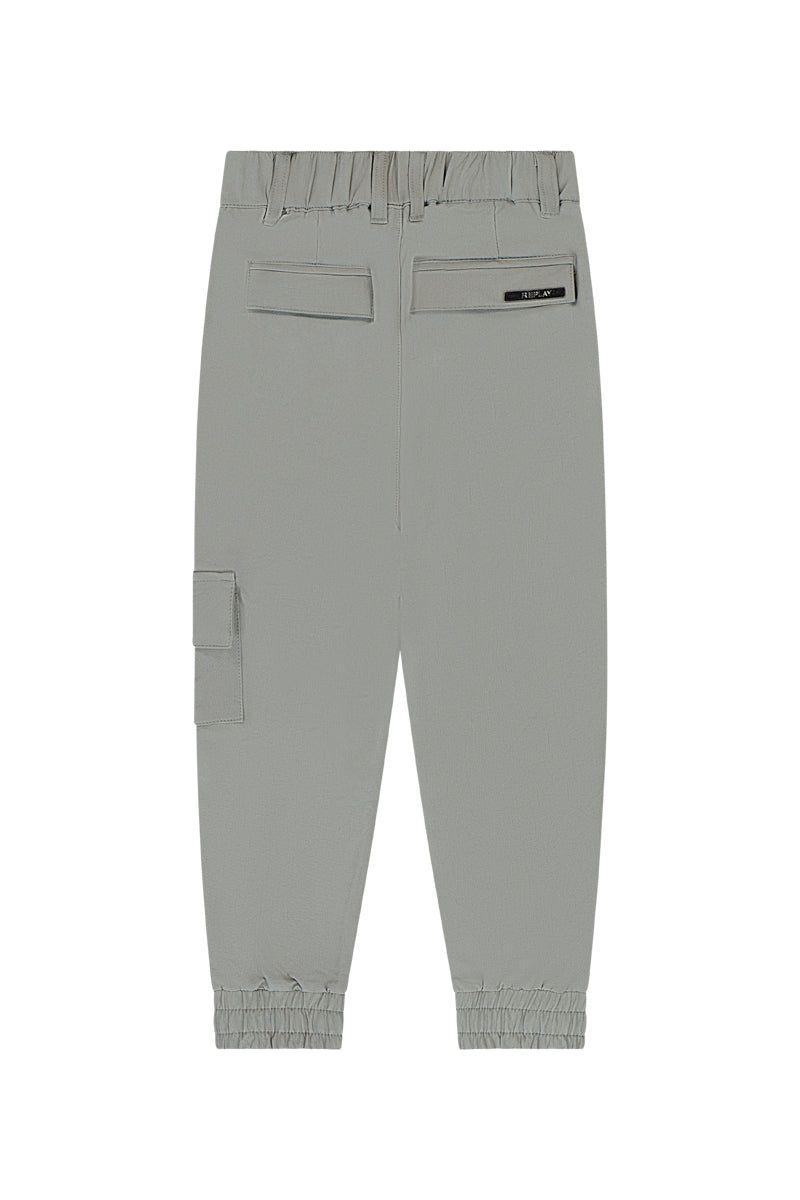 מכנסי דגמ"ח REPLAY רוכסן בצד לילדים Green / 4Y