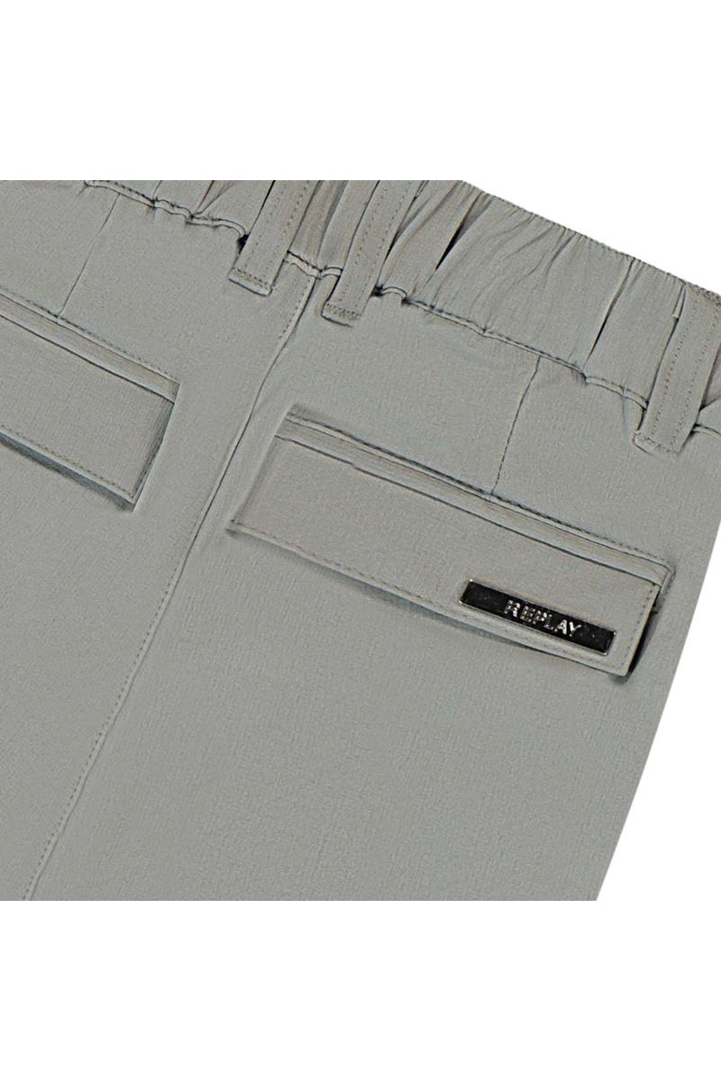 מכנסי דגמ"ח REPLAY רוכסן בצד לילדים Green / 4Y