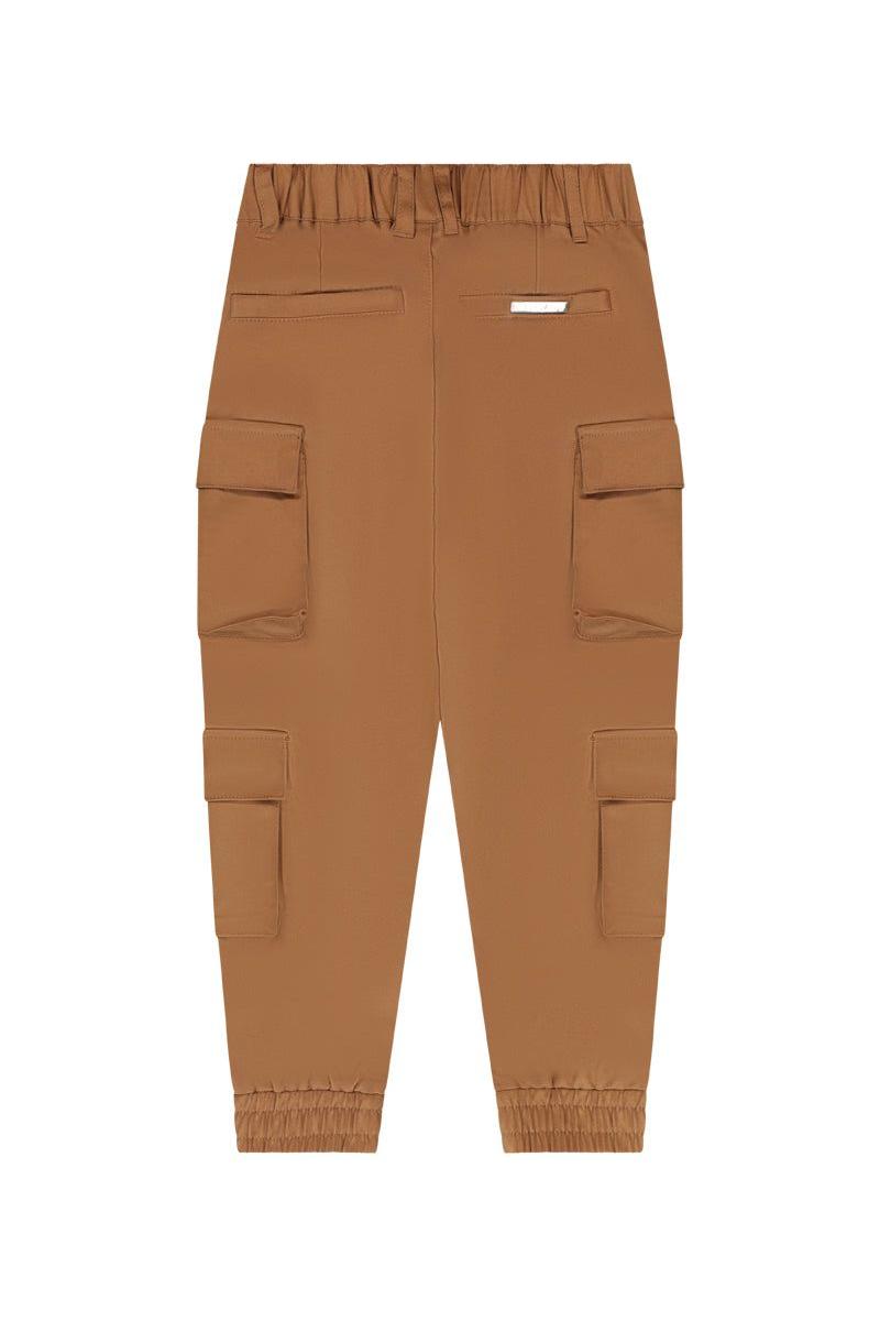 מכנסי דגמ"ח REPLAY כיסים בצד לילדים Brown / 4Y