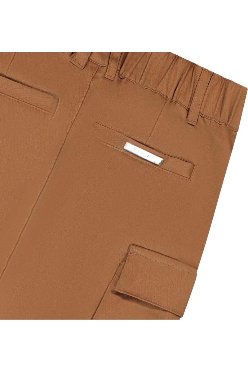 מכנסי דגמ"ח REPLAY כיסים בצד לילדים Brown / 4Y