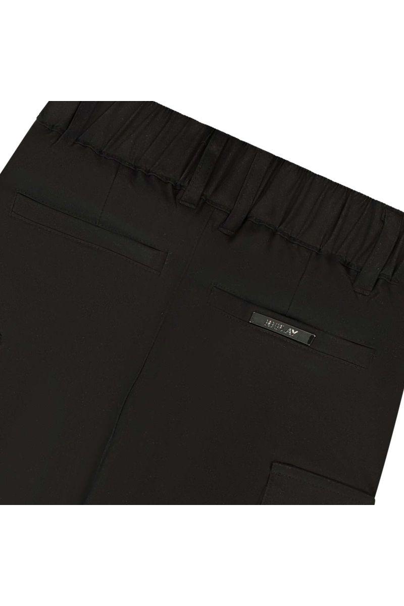 מכנסי דגמ"ח REPLAY כיסים בצד לילדים Black / 4Y