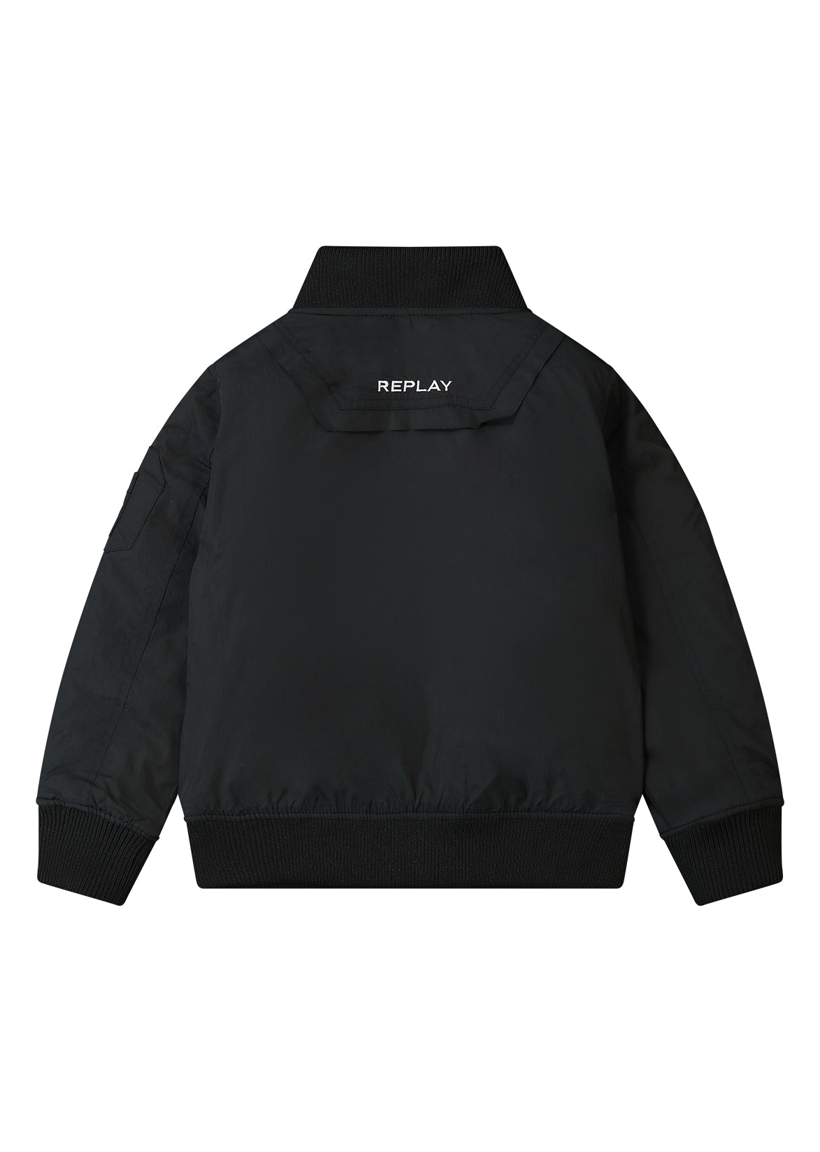 ג'קט REPLAY קלאסי לוגו מותג בצד לילדים BLACK / 2Y