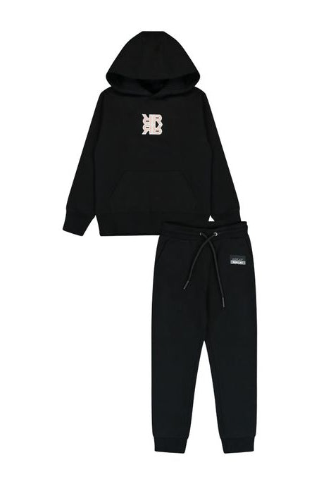 חליפת טרנינג REPLAY עם כובע לוגו מותג באמצע לילדות