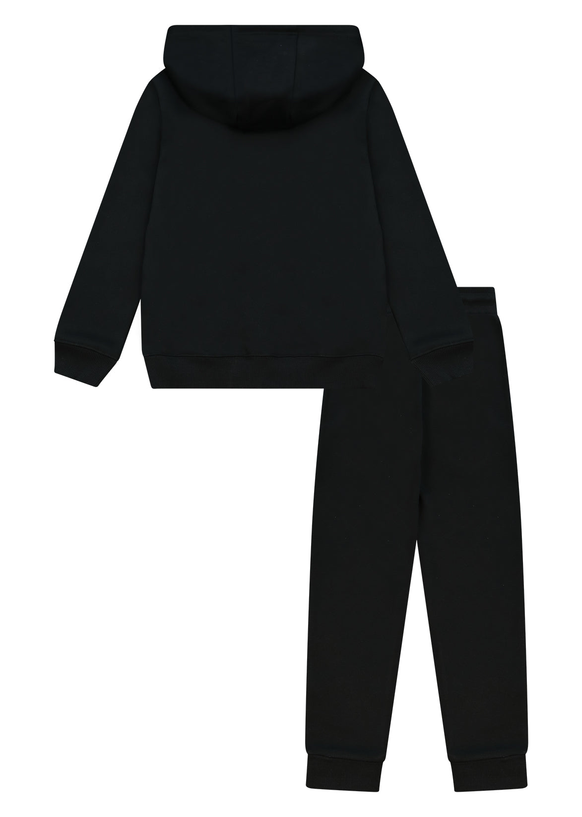 חליפת טרנינג REPLAY עם כובע לוגו מותג באמצע לילדות BLACK / 4Y