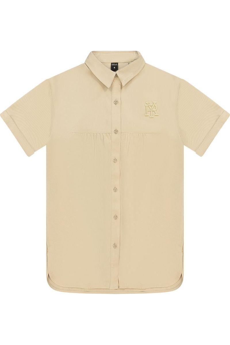 שמלת REPLAY כפתורים כיס בצד לילדות