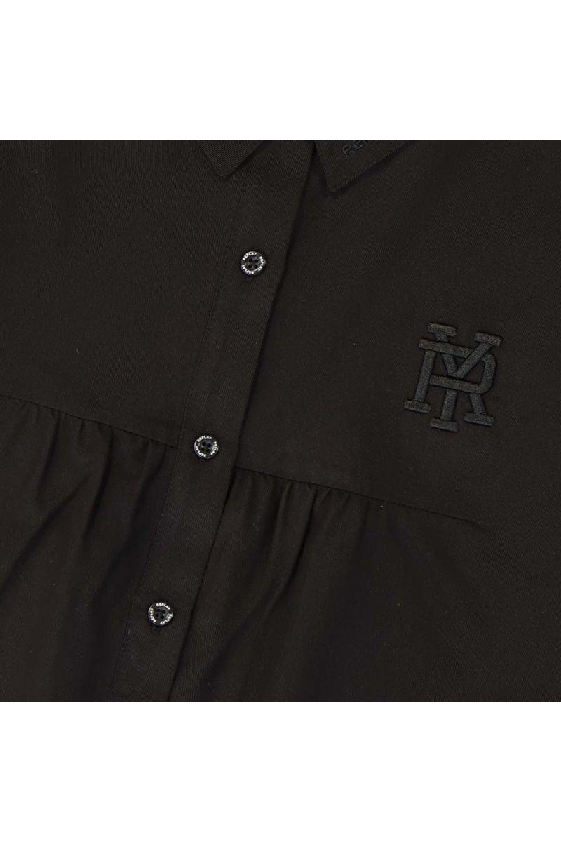 שמלת REPLAY כפתורים כיס בצד לילדות