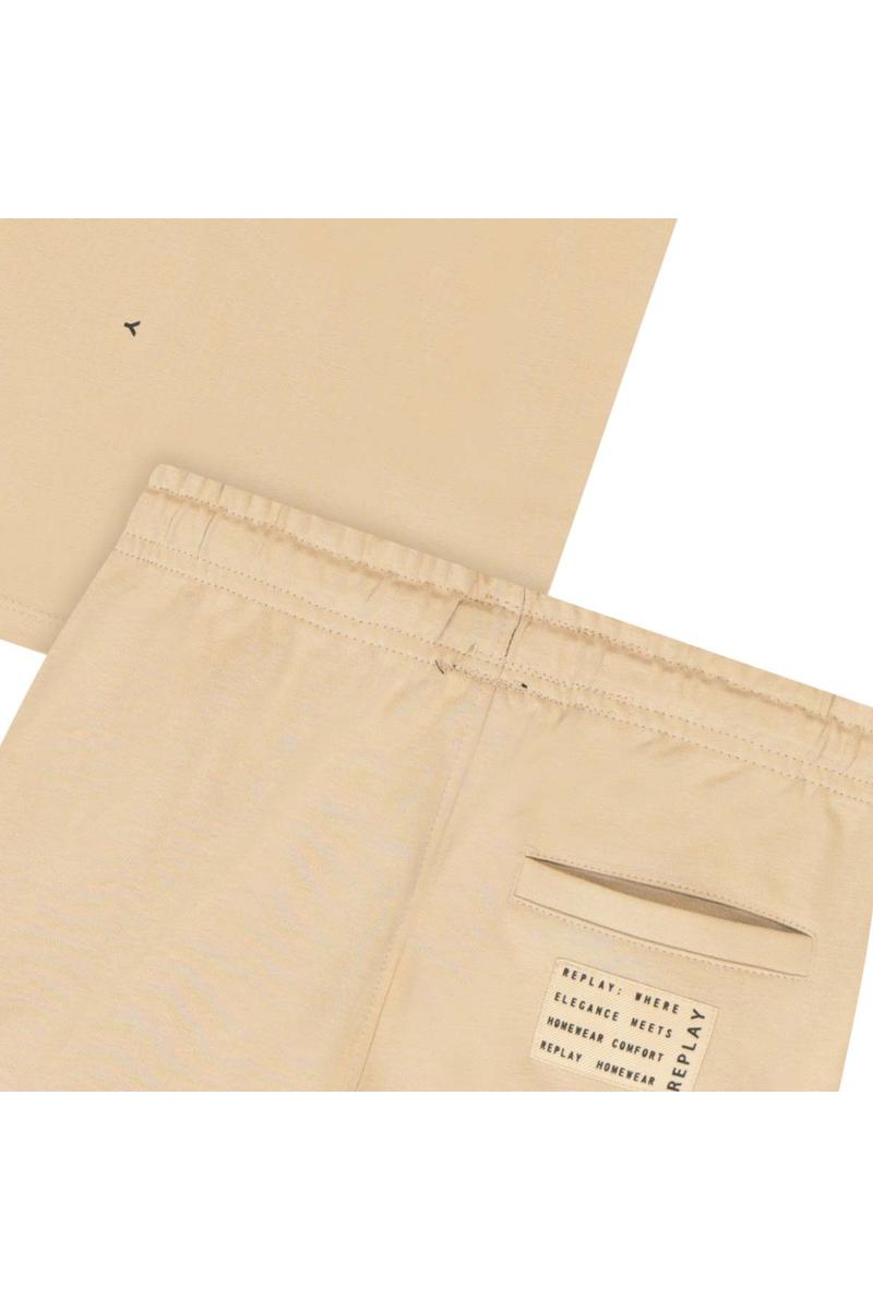 חליפת טריקו REPLAY לוגו מותג בגב לאורך לילדים White / 2Y