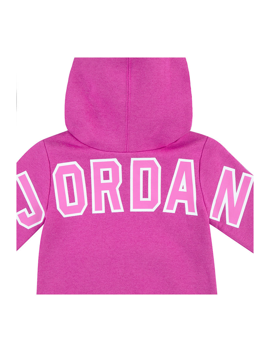 חליפת טרנינג JORDAN Y2K FLEECE הדפס לוגו אחורי לילדות