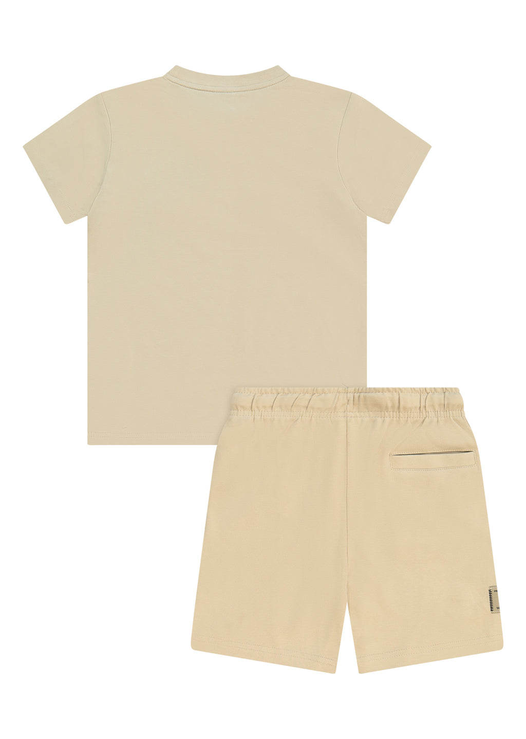 חליפת טריקו REPLAY הדפס לוגו לילדים BROWN / 4Y