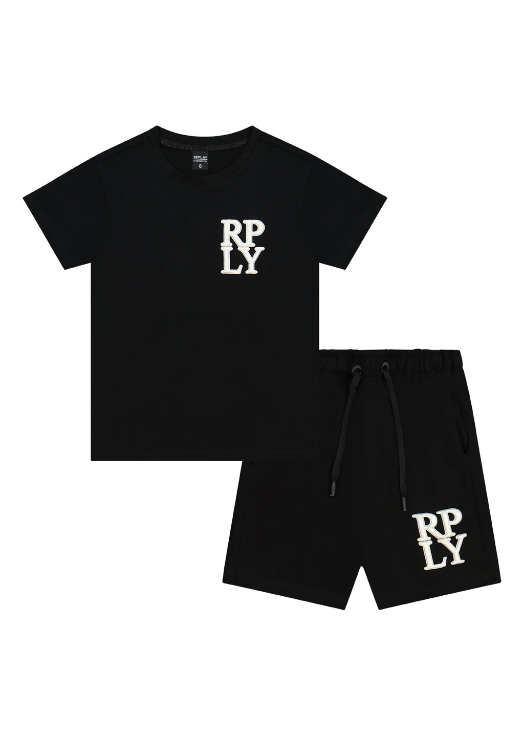 חליפת טריקו REPLAY לוגו RPLY EST.1981 לילדים