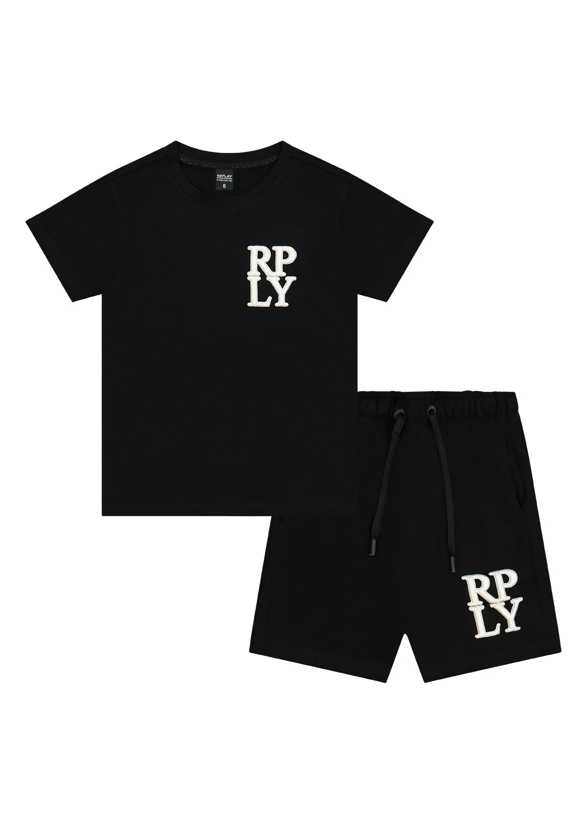 חליפת טריקו REPLAY לוגו RPLY EST.1981 לילדים