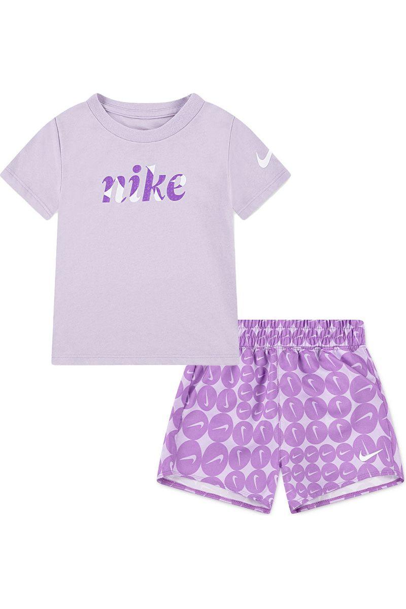 חליפת NIKE ESSENTIALS TCOE הדפס לוגו באמצע לילדות