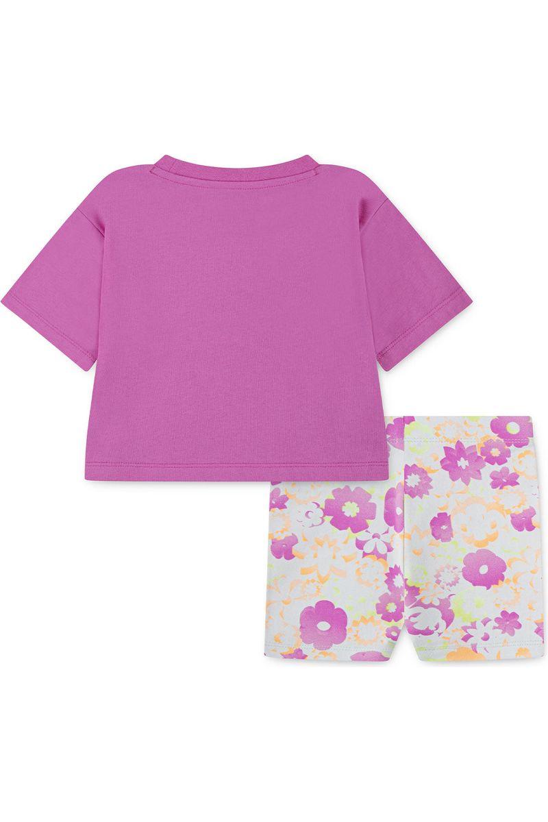 חליפת NIKE FLOW-RAL AOP BIKE פרחונית לילדות