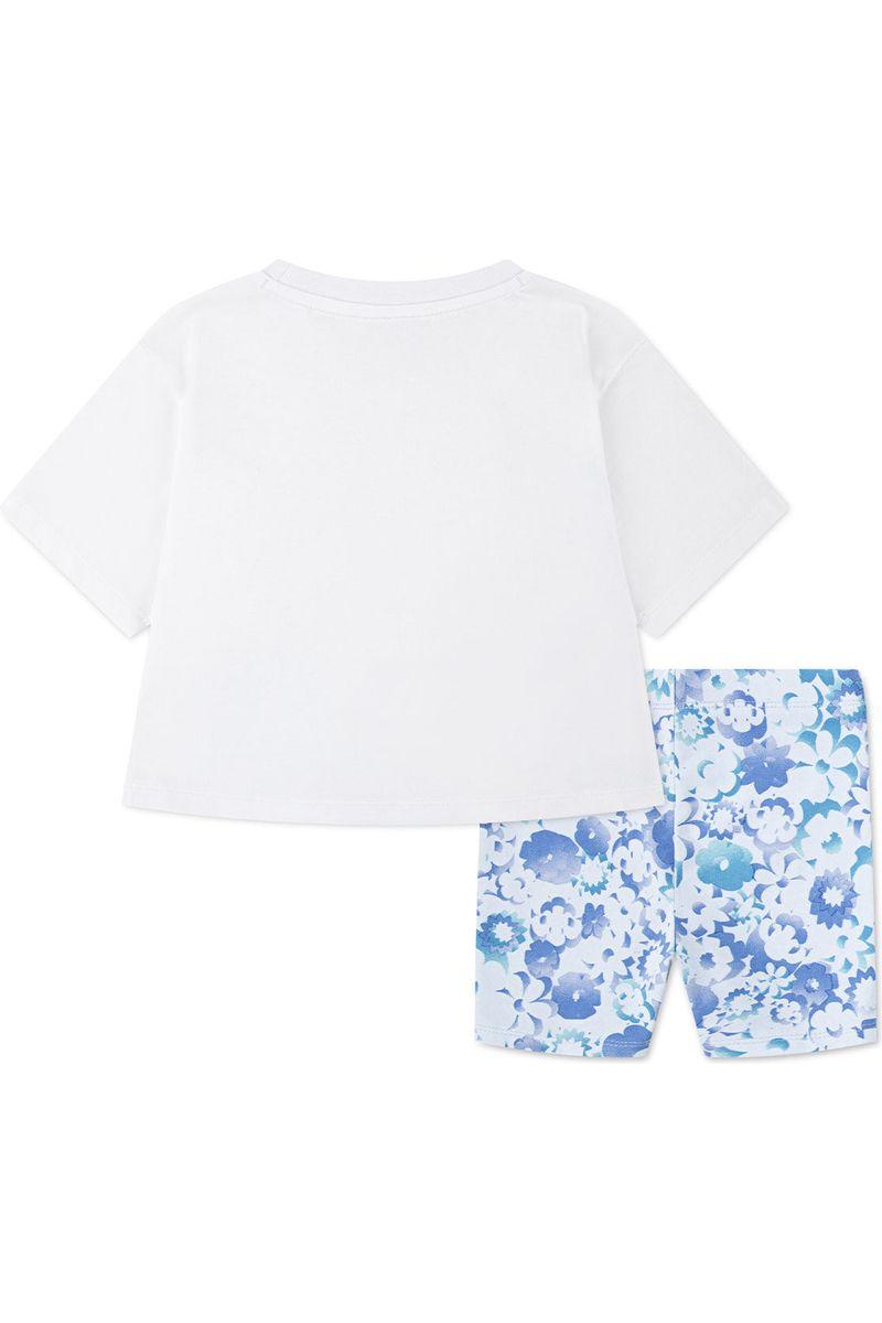 חליפת NIKE FLOW-RAL AOP BIKE פרחונית לילדות