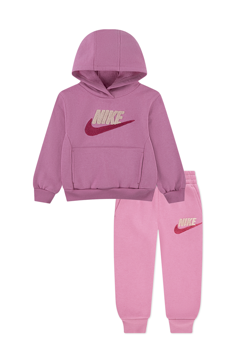 חליפת טרנינג NIKE לוגו סווש עם טקסטורה לילדות