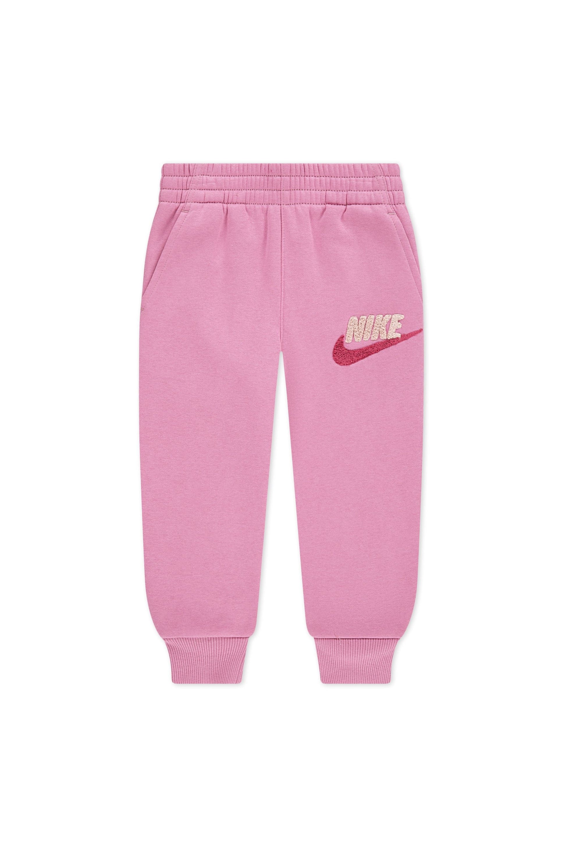 חליפת טרנינג NIKE לוגו סווש עם טקסטורה לילדות Pink / 2Y