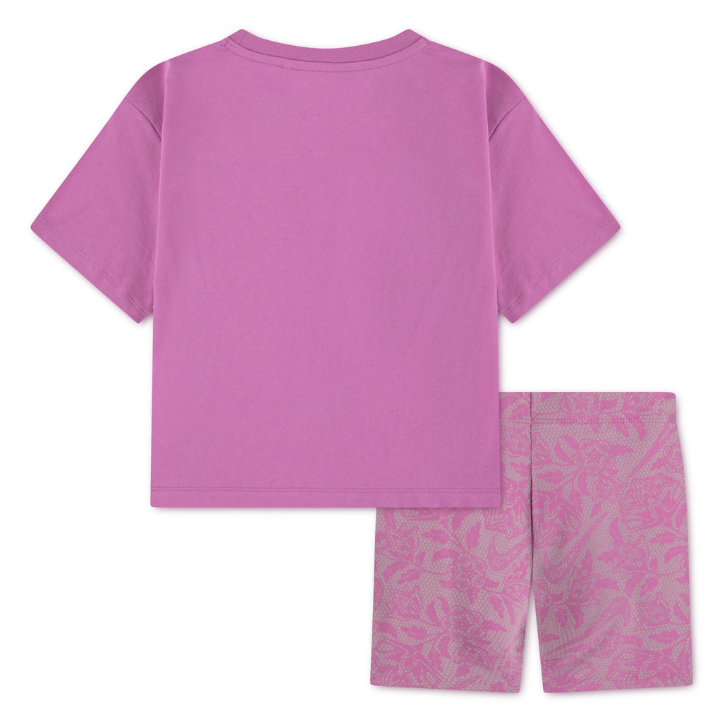 לילדות LACE IT UP BIKE NIKE חליפת אקטיב Pink / 2Y