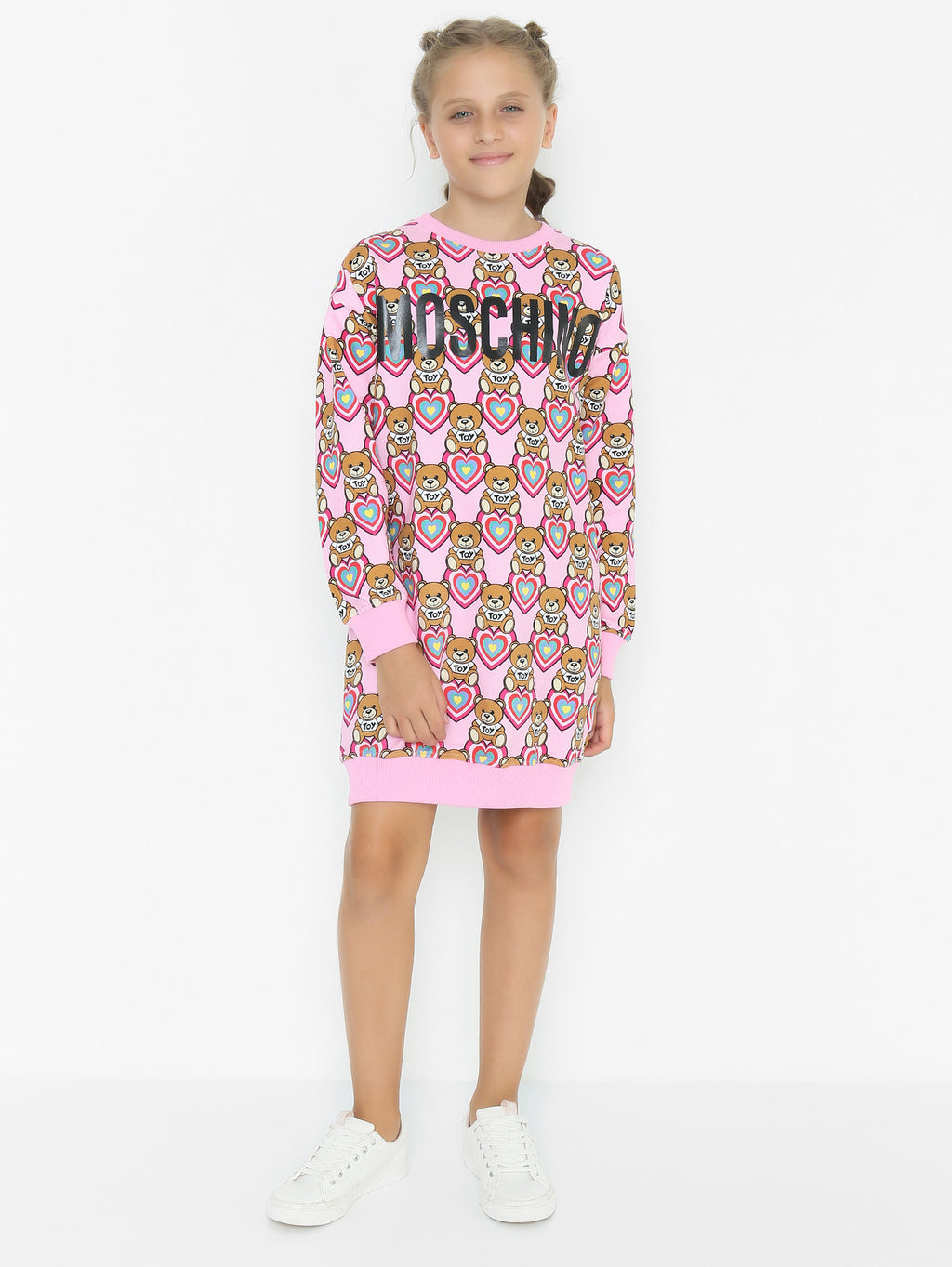 שמלת MOSCHINO ורוד לילדות