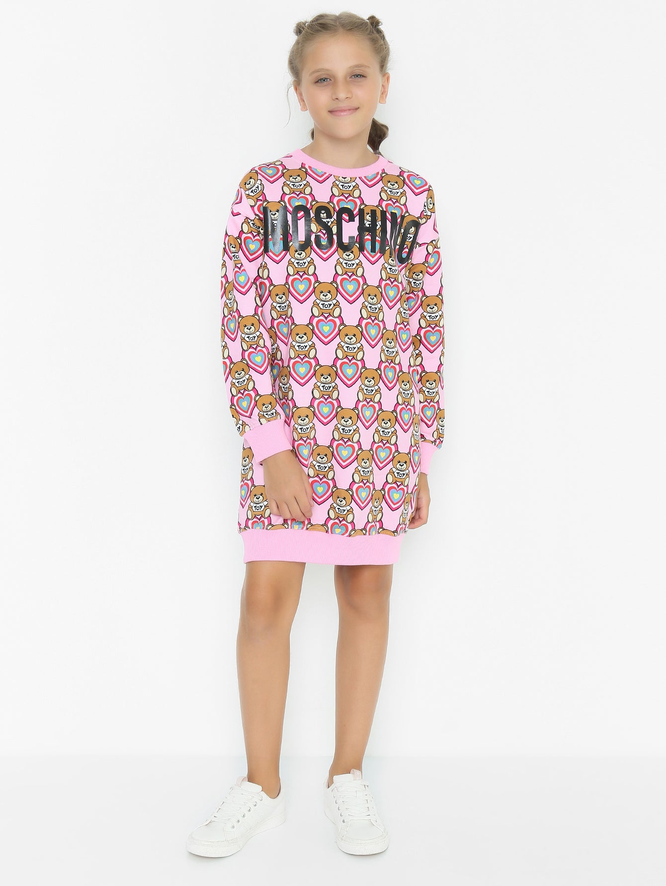 שמלת MOSCHINO ורוד לילדות