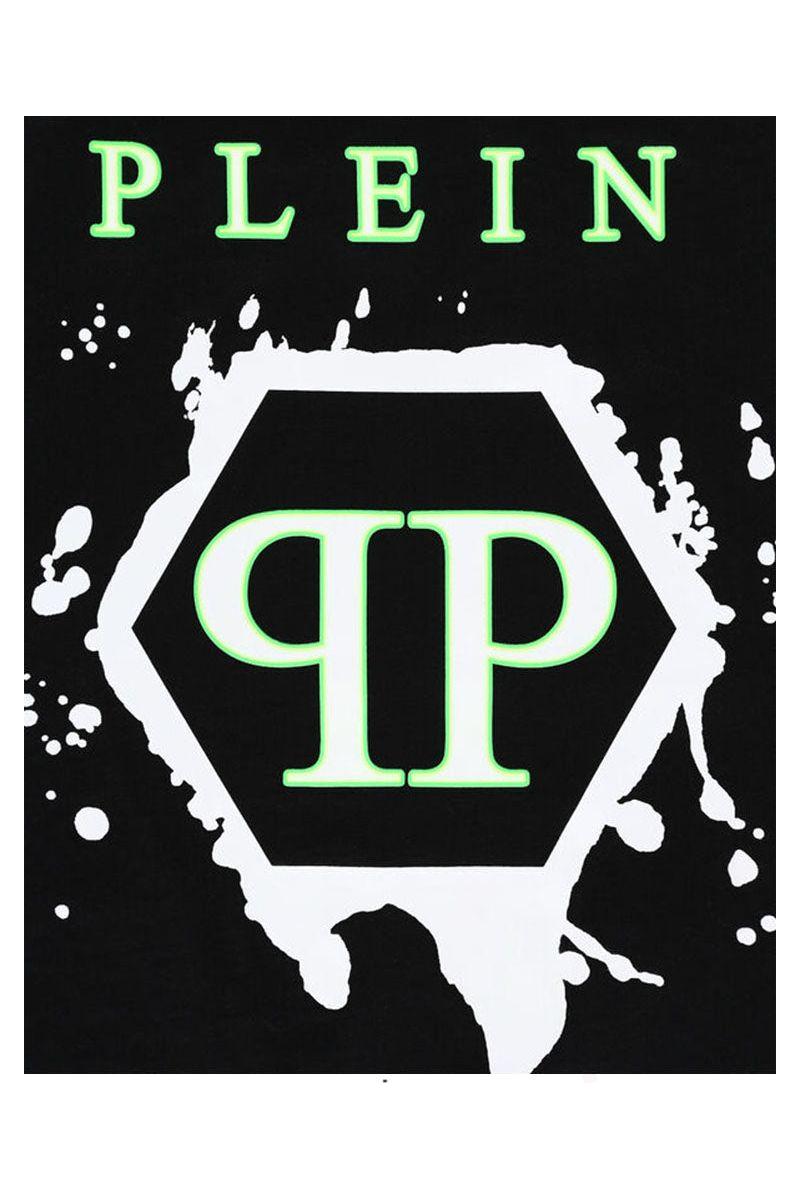 טי שרט PHILLIP PLEIN לוגו משושה ילדים