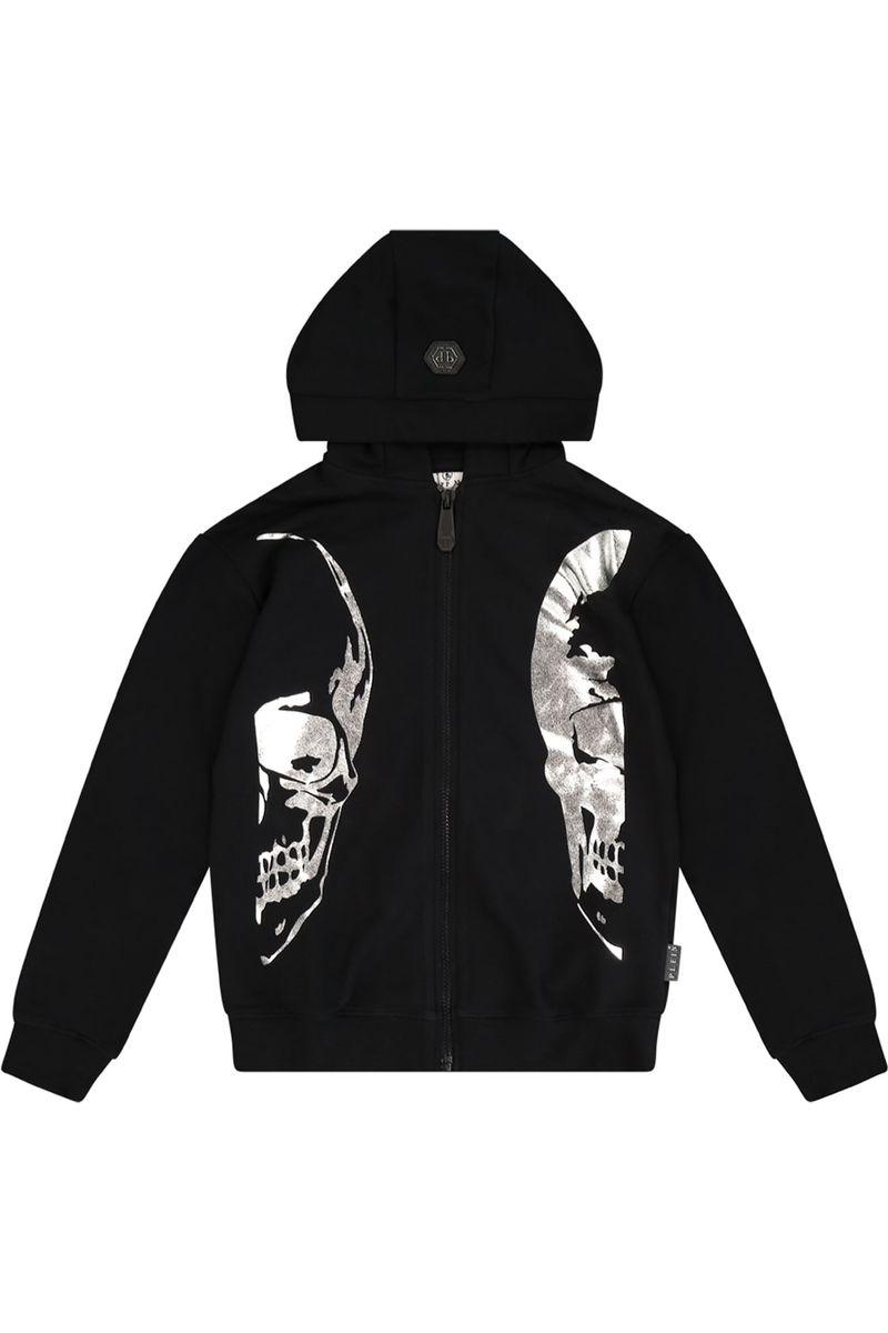 חולצת סווטשירט PHILIPP PLEIN גולגולת בצד לילדים