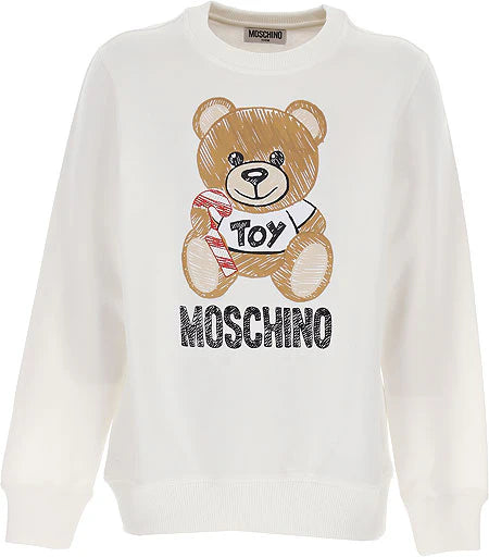 חולצת MOSCHINO לבן יוניסקס